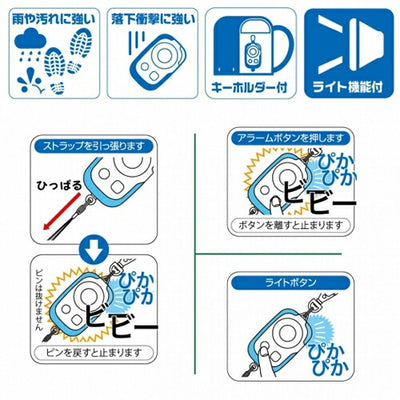 リーベックス PSA-GB ブルー 防犯防災用品
