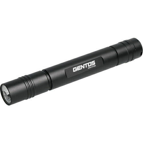 GENTOS ジェントス LED 懐中電灯  明るさ200ルーメン／実用点灯6時間／防滴 単3形電池2本使用 SNMシリーズ SNM－H132D ANSI規格準拠 ブラック 灯器