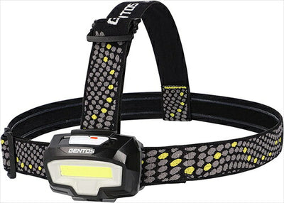 GENTOS ジェントス LED ヘッドライト 明るさ460ルーメン 実用点灯3時間 耐塵 防滴 単4形電池3本使用 コンブレーカー CB－643D ANSI規格準拠 灯器