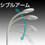 GENTOS ジェントス LEDデスクライト 眼のことを考えたデスクライトクリップ式 ホワイト CP－R268WH LED 白色 LEDスタンド