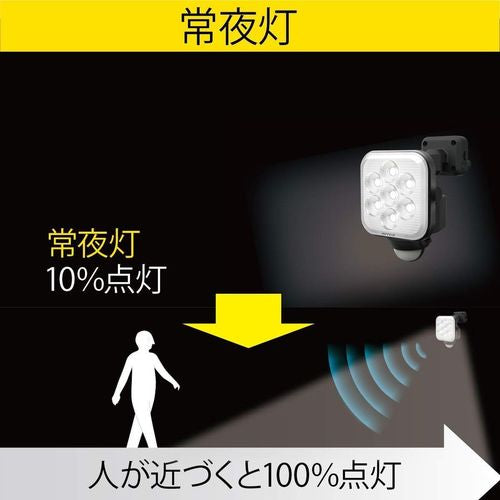 11W×1灯 フリーアーム式LEDセンサーライト ムサシ LED-AC1011