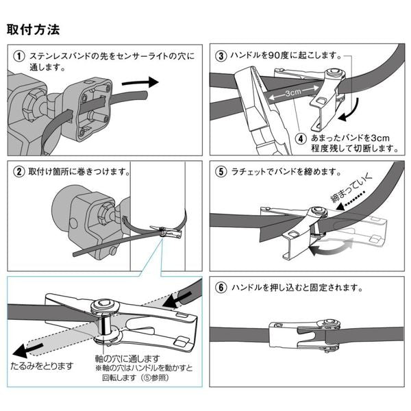 センサーライト用ステンレスバンド ムサシ SP-7