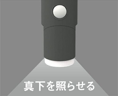 ムサシ RITEX 乾電池式 シンプルスタイル センサーライト 4．5W×1灯 LED－CY130 グレー