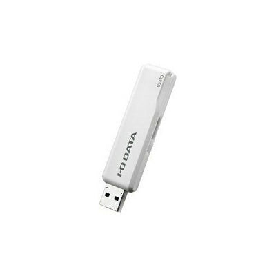IOデータ USBメモリ ホワイト 64GB USB3.1 USB TypeA スライド式 U3-STD64GR/W