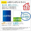 ペンダントライト 和風LEDタイプ 6畳用 昼光色 タキズミ RV60063