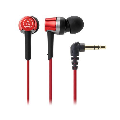 Audio-Technica オーディオテクニカ ダイナミック密閉型カナルイヤホン ATH-CKR30-RD レッド