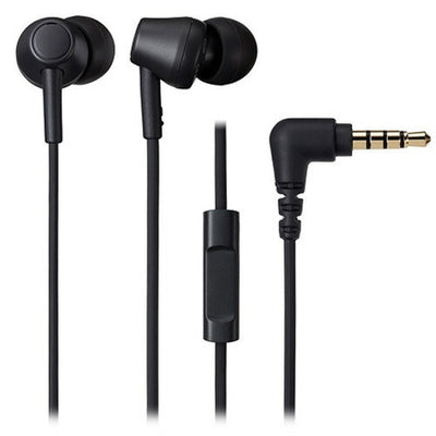 オーディオテクニカ Audio-Technica マイク付き イヤホン カナル型 ATH-CK350Xis BK