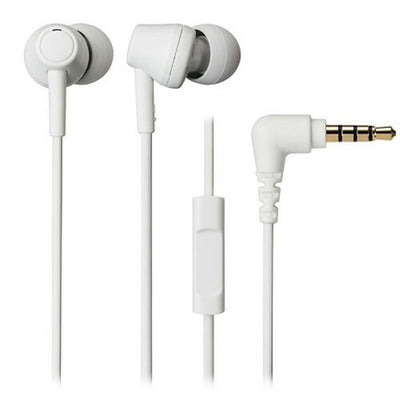 オーディオテクニカ Audio-Technica マイク付き イヤホン カナル型 ATH-CK350Xis WH