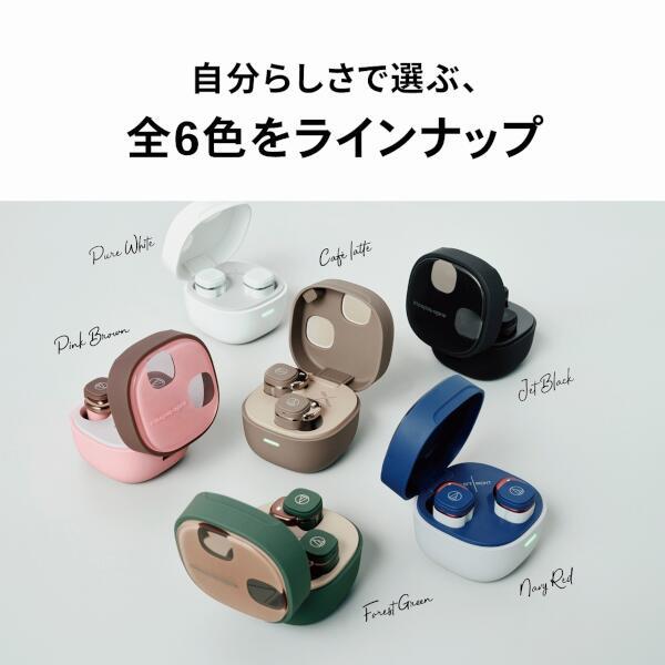 完全ワイヤレスイヤホン Bluetooth対応 ピンクブラウン audio-technica ATH-SQ1TW2 PBW