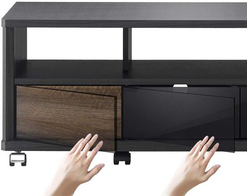 テレビ台 EE style 60型 幅140cm アッシュグレー キャスター付き 朝日木材 AS-EE1400