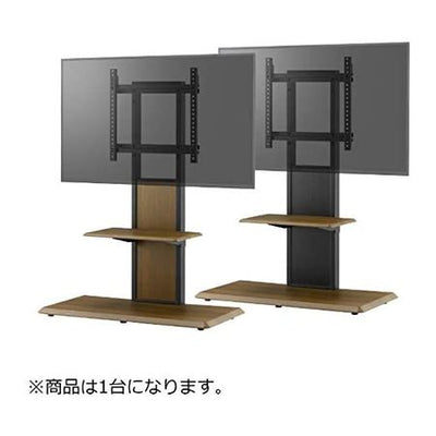 壁寄せ テレビ台 WB style 40~65型 幅85cm ブラウン 棚付き 朝日木材 AS-WB850
