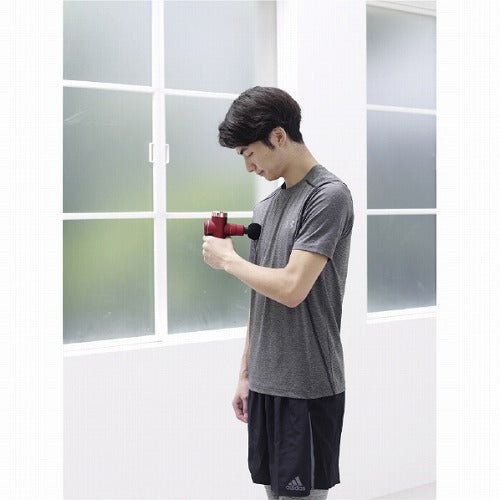 ALINCO アルインコ ボディシェイプガン MCB020R レッド コードレス マッサージャー