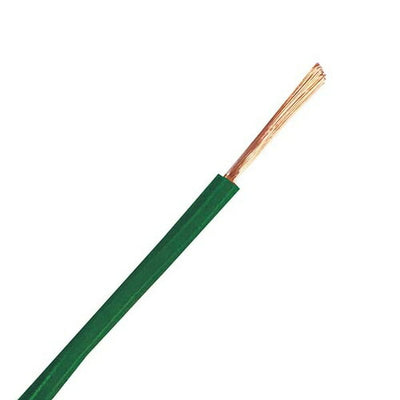 オーム電機 OHM 単線コード VSF 1.25mm2 10m 緑 VSF-125-10G