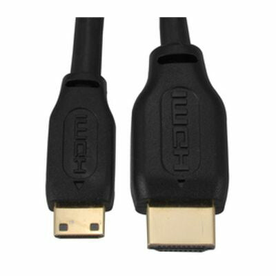 HDMI1.4ミニケーブル 1m オーム電機 VIS-C10M-K