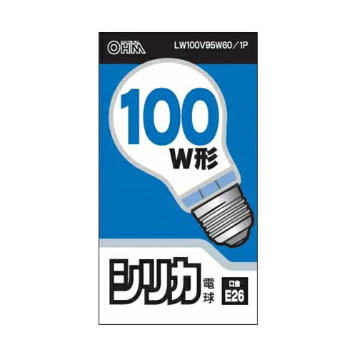 オーム電機 OHM シリカ電球 LW100V95W60/1P