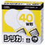 オーム電機 OHM 白熱球 E26/40W シリカ 2個入り LW100V38W55/2P