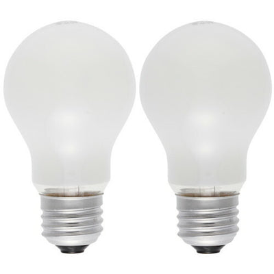 オーム電機 OHM 白熱球 E26/100W シリカ 2個入り LW100V95W60/2P