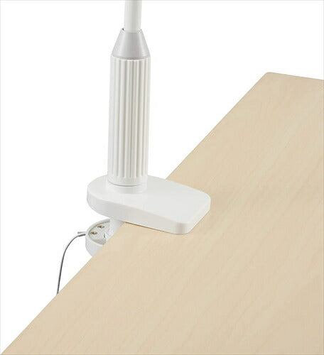 オーム電機 LEDデスクランプ クランプ ホワイト_LTC－LS36－W 07－8616 OHM LEDスタンド