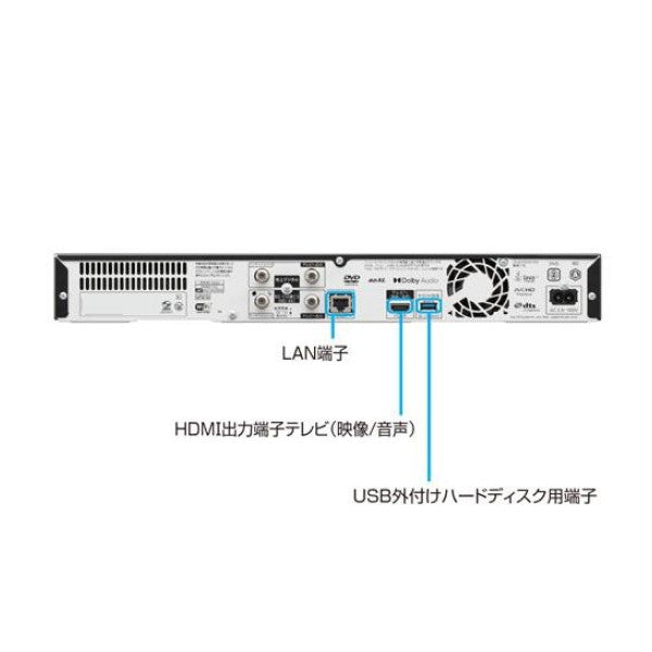 ブルーレイディスクレコーダー AQUOS(アクオス) 【4Kチューナー内蔵/2番組同時録画モデル/HDD容量2TB内蔵】 シャープ 4B-C20EW3