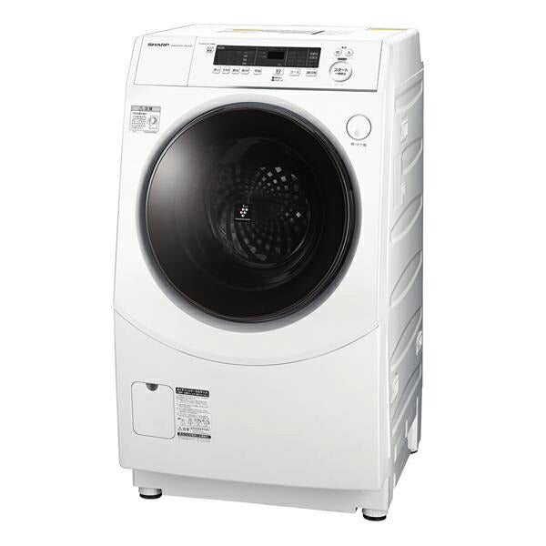 ドラム式洗濯乾燥機 10kg 左開き ホワイト系 シャープ ES-H10G-WL