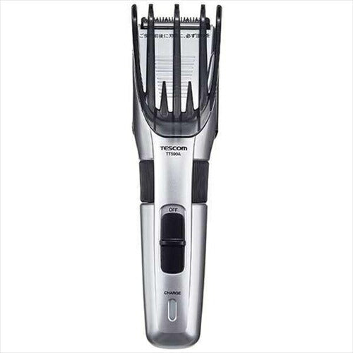 ヘアーカッター アタッチメント（3種）付き／充電・交流式／抗菌 シルバー  TT590A－S