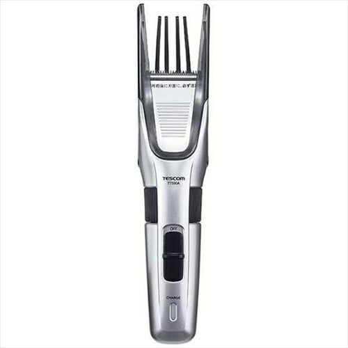 ヘアーカッター アタッチメント（3種）付き／充電・交流式／抗菌 シルバー  TT590A－S