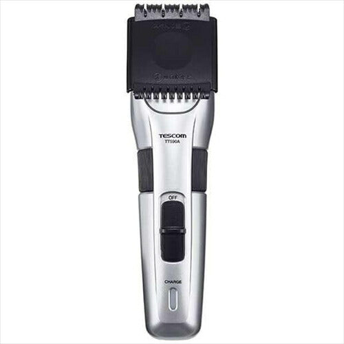 ヘアーカッター アタッチメント（3種）付き／充電・交流式／抗菌 シルバー  TT590A－S