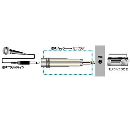 JVCケンウッド 標準ジャック-ミニプラグ AP-110A