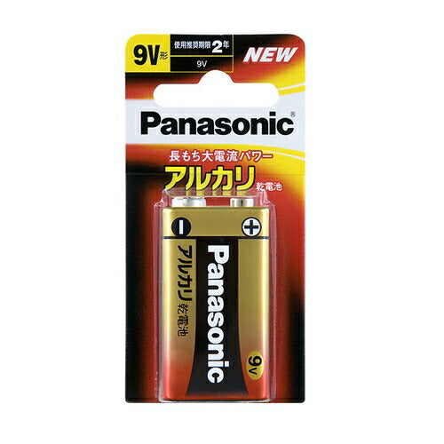 パナソニック Panasonic 乾電池 9V形アルカリ乾電池 1本パック 6LR61XJ/1B