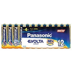 パナソニック Panasonic EVOLTA エボルタ 単4形 アルカリ乾電池 12本パック パナソニック LR03EJ/12SW