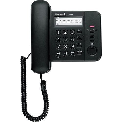 デザインテレホン ブラック パナソニック VE-F04-K