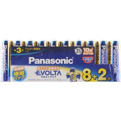 パナソニック Panasonic EVOLTA エボルタ 単3形 アルカリ乾電池 10本入 LR6EJSP/10S