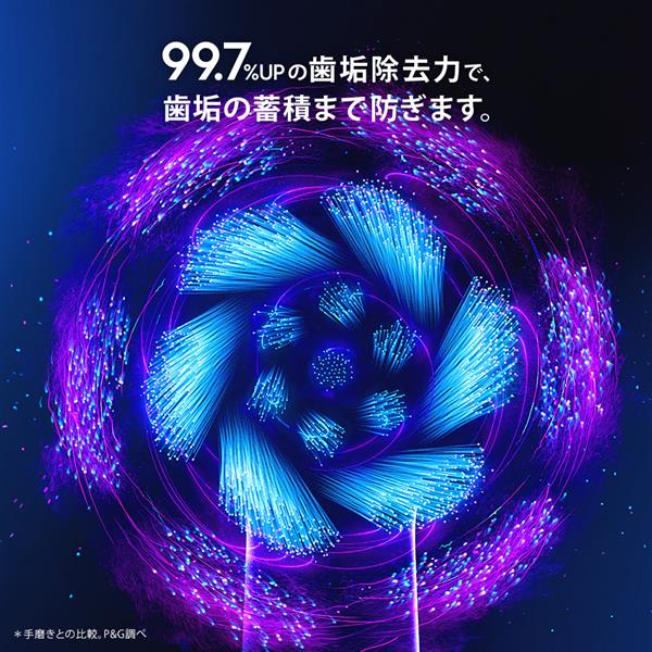 電動歯ブラシ オーラルＢ iOシリーズ iO7(5モード/AIブラッシングガイド/アプリ連携/インタラクティブディスプレイ) BRAUN ブラウン IOM72J22BDBK-W