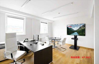 ハヤミ工産 TIMEZ 壁寄スタンド ～65V型対応 棚板1枚付き ブラック KF－860