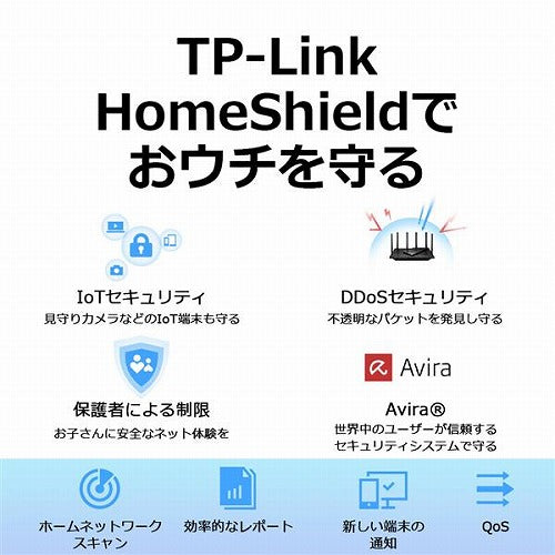 TP-Link デュアルバンド ギガビット無線LANルーター親機 ARCHERAX73 AX5400 4804+574Mbps